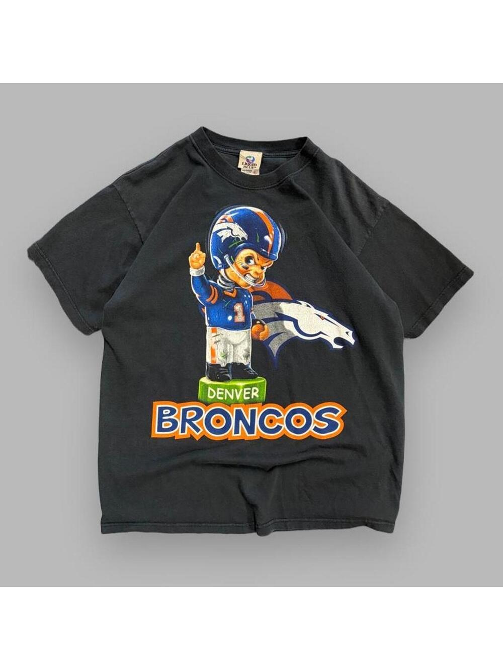 Vintage NFL Denver Broncos Bobble Head Tee